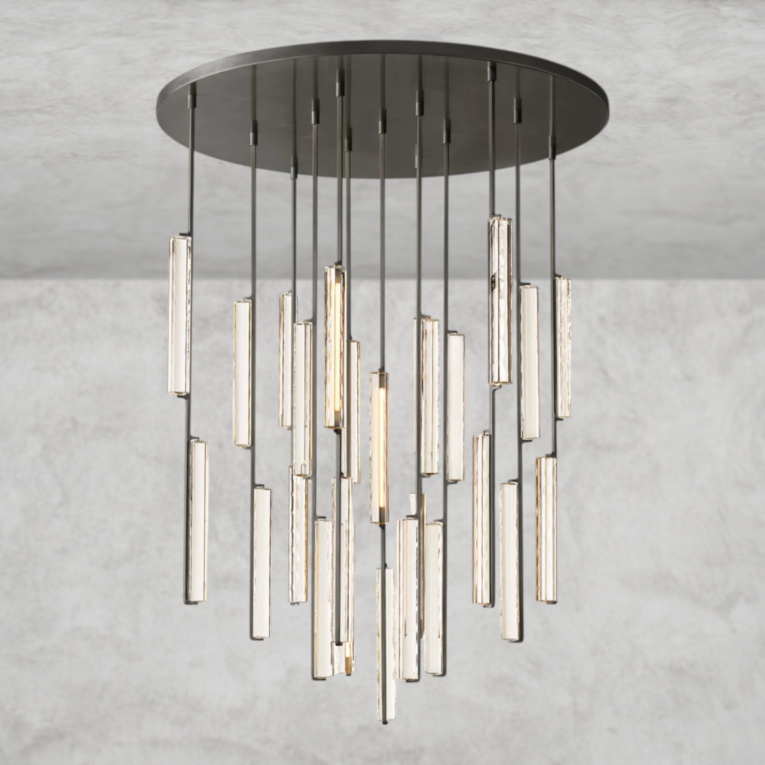 Audubon Crystal Round Chandelier 24", 40", 56"